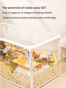 Usine en gros plus récent respirant Transparent pas cher 120cm Hamster <span class=keywords><strong>Cage</strong></span> - Product Image 3
