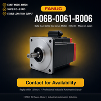 Moteur servo AC FANUC A06B-0061-B006 Beta IS 2/4000 d'origine, 0,5 kW, 4000 tr/min, capuchon rouge, moteur servo pour machine CNC, fabriqué au Japon