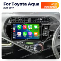Sistema Multimedia para Automóvil MEKEDE MS DSP Android para Toyota Aqua 2011-2017, Volante a la Derecha, Ventilador de Refrigeración, Reproductor de Automóvil con Carplay, Estéreo Android