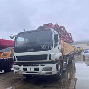 Used Isuzu Sany 37m 48m 52m <b>Concrete</b> Boom Pump Trucks Diesel Power & Essential Engine & Gear Components From China for Sale - Product Image 1
