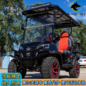 Voiturette de golf électrique 4 roues 400 W double moteur style moderne en alliage d'aluminium durable pour patrouille de sécurité - Product Image 4