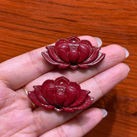 Liontin/kalung Cinnabar Berkualitas Tinggi dengan Ukiran Alami dan Kandungan Cinnabar Tinggi yang Laris Manis, Cocok untuk Hadiah