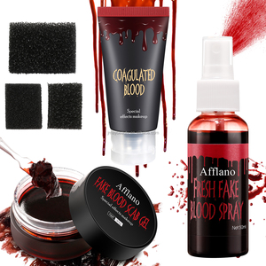 SFX maquillaje efectos especiales cicatrices falsas fiesta spray de <span class=keywords><strong>sangre</strong></span> falsa comestible gel de <span class=keywords><strong>sangre</strong></span> falsa <span class=keywords><strong>Halloween</strong></span> kit de maquillaje de <span class=keywords><strong>sangre</strong></span> falsa - Product Image 5