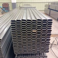 Tubes en forme de D en alliage d'acier à finition polie personnalisée Tuyau en acier de forme spéciale pour la construction