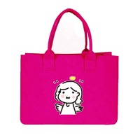 Sacs fourre-tout en feutre personnalisés pour femmes, faible quantité minimale de commande, options de couleurs illimitées, parfaits pour le shopping et les promotions