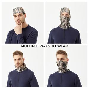 Balaclava Camo Khusus Olahraga Berburu, Masker Ski Penutup Wajah Penuh, Penutup Wajah Ringan, Aksesoris untuk Musim Dingin - Product Image 4