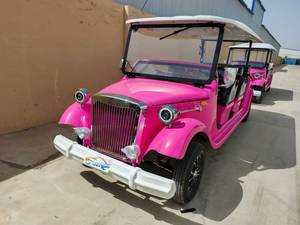 Carrito de Golf de Lujo de Último Modelo, Estilo Retro Clásico para 8-11 Pasajeros, Estilo 2024, Precio Bajo Directo de Fábrica, Eléctrico - Product Image 2
