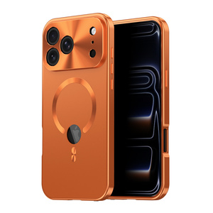 Custodia Magnetica a 360° per <span class=keywords><strong>iPhone</strong></span> 18 13 <span class=keywords><strong>14</strong></span> 15 16 17 Pro Max con Protezione Privacy e Foro Logo, Cornice Metallica - Product Image 1