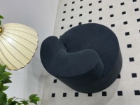 Mufang Chaise inclinable ronde simple Sofa à compression éponge haute densité Fauteuil lounge d'appartement au design unique