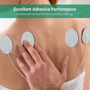 Parche de electrodo <span class=keywords><strong>Tens</strong></span> autoadhesivo no tejido, CE ISO, venta al por mayor, ovalado, 45x30mm, con cables de plomo Pin de 2,0mm para masajeador de unidad <span class=keywords><strong>TENS</strong></span>/EMS - Product Image 5