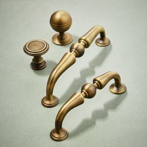 Brass thiết kế cổ châu Âu Tủ Ngăn Kéo Tủ rượu Bronze xử lý Knob - Product Image 1