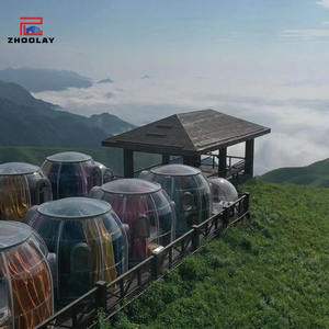 Ciel étoilé Scenic Area Mountain Top Camping Nuit chez l'habitant Tente d'hôtel Maison à bulles <span class=keywords><strong>transparente</strong></span> Chambre en verre extérieure - Product Image 2