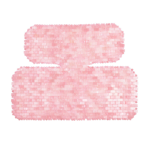 Masker Wajah Jade Alami 100% Rose Quartz untuk Perawatan Kecantikan, Masker Mata, Masker Leher, Masker Dada - Product Image 1