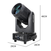 Projecteur Beam Mobile 260W Effet Arc-en-ciel, Lumière de Scène DMX Sharpy pour Mariage, Éclairage de Scène