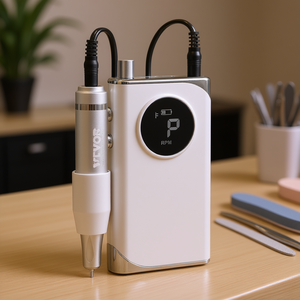 Ponceuse à ongles portable sans fil 40000 tr/min, lime électrique rechargeable avec écran LCD, moteur sans balais, corps en aluminium DB Wholes - Product Image 2