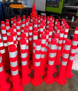 Dissuasore Stradale a Molla da 75 cm (30 Pollici) in Plastica TPU Flessibile, Riflettente ed Elastico, Attrezzatura di Sicurezza per Parcheggi - Product Image 6