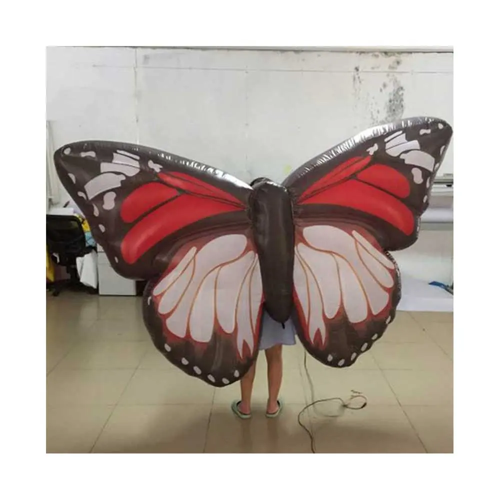 Popular Decoration Giant Inflatable f Butterfly Wings Costume Inflatable Wing Festival Parade