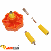 Équipement avicole Agrieso pour le bétail, abreuvoir à tétine en acier inoxydable pour poulets, système d'abreuvement automatique pour poulets de chair