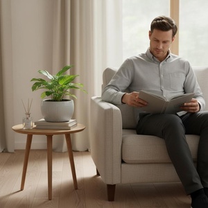 Grande Vaso in Ceramica Smaltata, Design Moderno Classico, Durevole ed Ecologico, <span class=keywords><strong>per</strong></span> Uso Interno/Esterno - Product Image 2