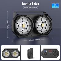 Projecteur LED double œil UKING 2x100W COB pour scène, éclairage de scène pour église, théâtre, mariage