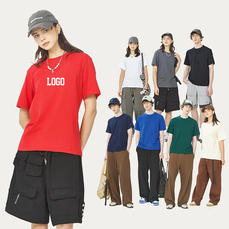 T-shirt personnalisé pour femmes sérigraphié T-shirt pour hommes de haute qualité Slim Fit Tee Clothes Summer