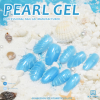 ICE NOVA Pearl Gel Nouveau 15ml Gel pour Ongles Fournitures OEM Marque Privée Logo Personnalisé 24 Couleurs Blanc Lait UV LED Gel Vernis à Ongles