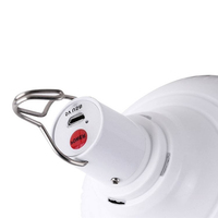 Ampoules LED rechargeables d'urgence haute puissance personnalisées en gros avec IRC 80, température de couleur 2700K-6500K, garantie de 2 ans