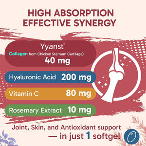 Cápsulas de Gel Suave con Colágeno, Vitamina C y Extracto de Romero OEM/ODM para la Salud de las Articulaciones y Huesos en Adultos, Apoyo Inmunológico, Personalizable - Product Image 6