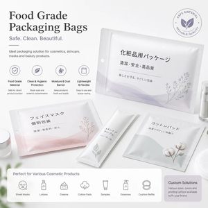 Bolsas de Embalaje Cosmético Personalizadas para el Mercado Japonés, Embalaje <span class=keywords><strong>Flexible</strong></span> Impreso a Prueba de Fugas de Alta Calidad - Product Image 1