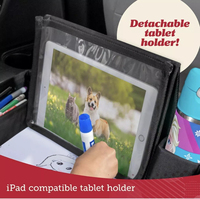 Bureau portable en matériau Oxford pour enfants pour les voyages en avion enfants jouer et organisateur de siège avec fonction de stockage