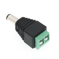 Connecteurs d'alimentation DC mâle femelle adaptateur sans soudure prise Jack prise câble CCTV