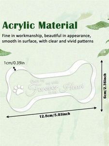 1pc Cadeau commémoratif pour animaux <span class=keywords><strong>de</strong></span> compagnie, <span class=keywords><strong>plaque</strong></span> <span class=keywords><strong>de</strong></span> chien, décoration <span class=keywords><strong>de</strong></span> <span class=keywords><strong>condoléances</strong></span> pour ceux qui ont perdu leur chien, anniversaire S Graduation, maison - Product Image 5