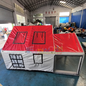 All season outdoor waterproof PVC glamping house camping dome <b>tent</b> inflatable air cabin - Product Image 2