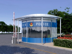 Postazione portatile <span class=keywords><strong>il</strong></span> best-seller all'aperto cabina di sicurezza cabina di sicurezza prefabbricata stazione di pedaggio strumento cabina di sicurezza - Product Image 4