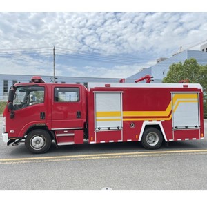 Camion de lutte contre l'incendie ISUZU KV100 3500 litres, nouvelle génération, cabine double LDH RHD, petits camions de pompiers à vendre en Chine - Product Image 3