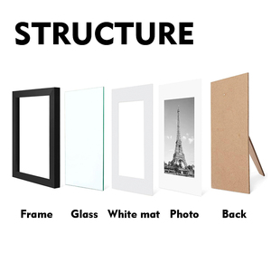 Sofine giá nhà máy bán buôn trang chủ trang trí cạnh rộng MDF khung hình cho bảng Top fotolijst bilderrahmen - Product Image 4