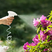 Pulverizador de Plástico Duradero y Ecológico de Primera Calidad con Gatillo Remoto, Pulverización Fina y Tapa 38/400 para Uso en Jardín y Exteriores