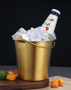 Seau à glace en acier inoxydable doré épais avec tête de tigre, pour champagne, vin réfrigéré, bière, vin rouge, bar, KTV, avec <span class=keywords><strong>deux</strong></span> poignées - Product Image 6