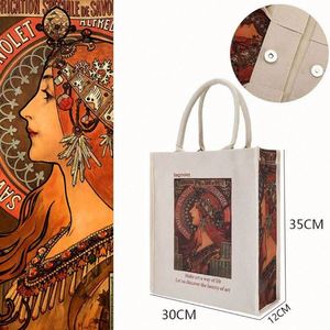 Bolsa de Compras de Lona de Algodón Blanco Reciclado Ecológico con Motivos Festivos para el Día de San Valentín - Product Image 5