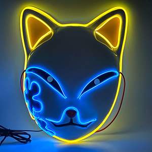 Maschera Cosplay Luminosa Personalizzata Kotobuki <span class=keywords><strong>Tanjiro</strong></span> per Halloween, Discoteca e Feste in Maschera - Product Image 4