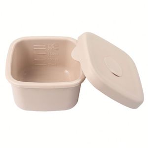 Contenants de stockage alimentaire en silicone écologiques sans BPA, conçus sur mesure, 300 ml, empilables, compatibles lave-vaisselle et congélateur, avec couvercles - Product Image 3