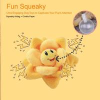 Blooming Fun Snuffle Flower Toy Interactive Dog Chew Tug Toy Sound Pet Plush