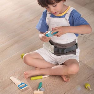 Xây Dựng Mới Phụ Kiện Quà Tặng Cho Trẻ Mới Biết Đi Trẻ Em Công Cụ Thiết Lập Giả Vờ Chơi Xây Dựng Đồ Chơi Công Cụ Vành Đai Chơi <span class=keywords><strong>Set</strong></span> - Product Image 4