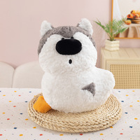 Jouets créatifs : Coussin en peluche Chien ou Canard, super doux, rembourrage en coton PP, poupée confortable et mignonne, cadeau unisexe (Vente en gros)