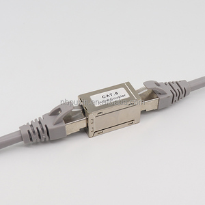 Puxin 8P8C mạng RJ45 Cáp mô-đun kim loại <span class=keywords><strong>Cat6</strong></span> che chắn Inline <span class=keywords><strong>Coupler</strong></span> nữ Jack viễn thông các bộ phận cho STP ftpcat6 cat6A - Product Image 4