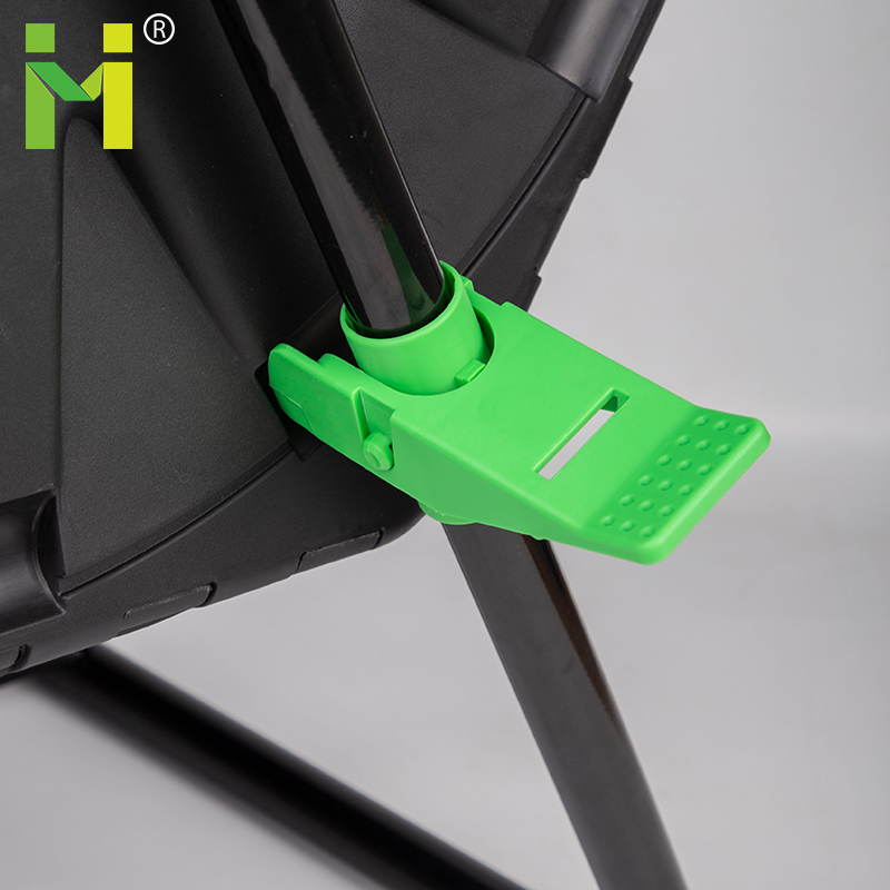 Hot Selling 120L Plastic Garden compost tumbler bin Dual Chamber Compost