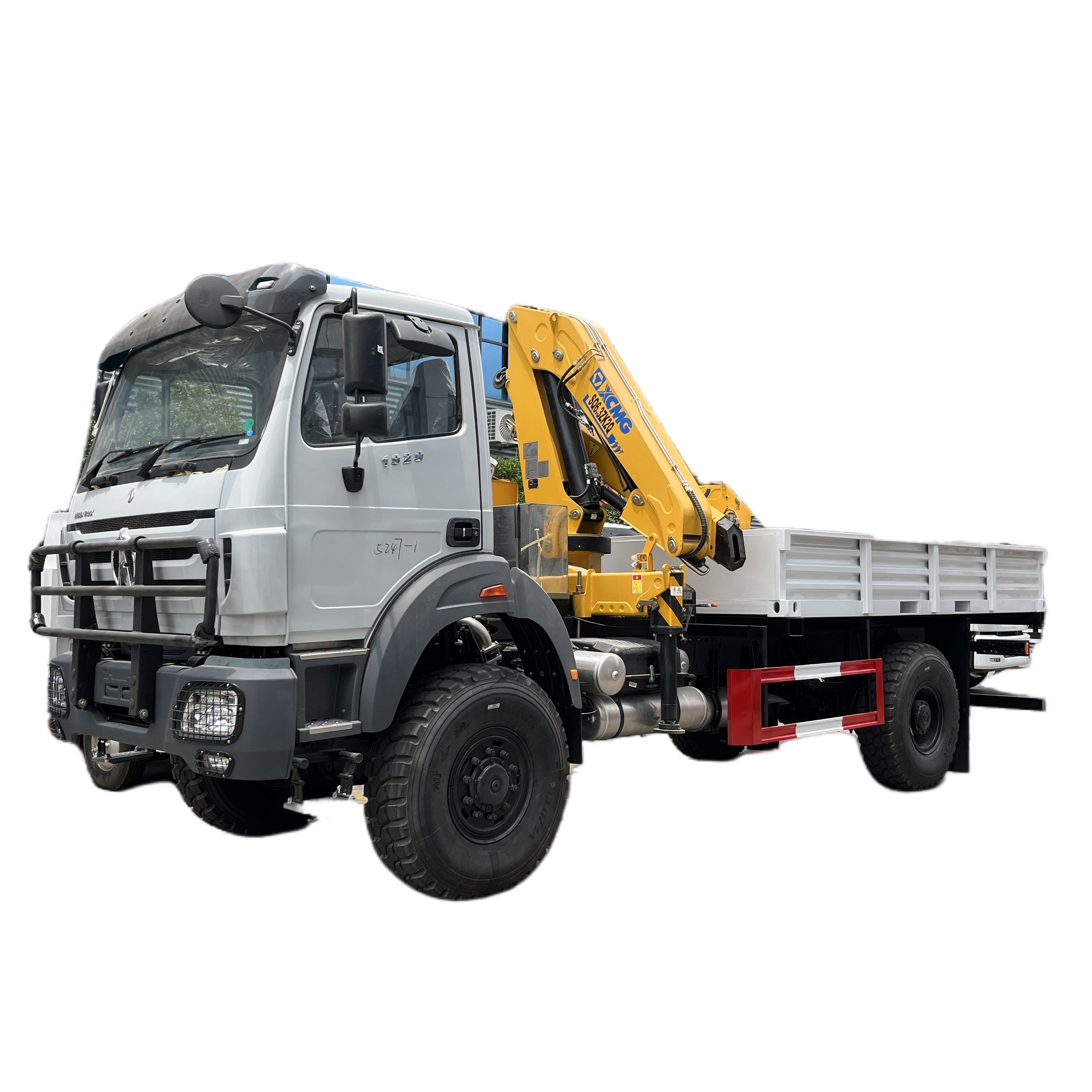 Складной кран-манипулятор Beiben 4x4, гидравлический, 6,3 т, 6,3zk2q, 6,3 т