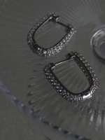 Nouvelles boucles d'oreilles Dazan 2027 HOT, géométriques en arc, plaquées or 18 carats, zircon coloré, personnalisables, de haute qualité pour femmes, idéales pour la danse