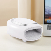 Masseur de main électrique portable sans fil à acupression avec compression thermique, contrôle de la minuterie, batterie au lithium intégrée, matériau ABS