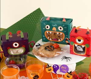 Boîte cadeau pour Halloween, figurines de monstre, boîte pour bonbons, Cookies, Mini boîte mignonne - Product Image 2
